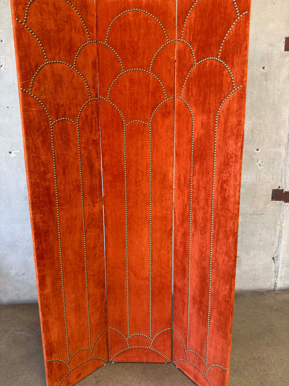 1970'S Panel Folding Room Divider Screen