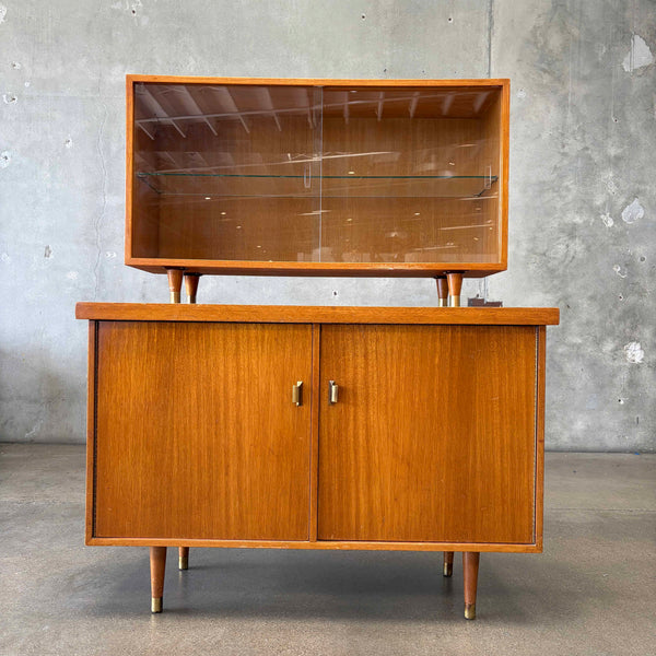 Mid Century Hutch Credenza by Barzilay 1950's