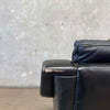 Mid Century Danish Leather Settee C. 1965