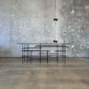 Modern Steel & Glass Console
