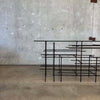 Modern Steel & Glass Console