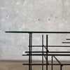Modern Steel & Glass Console