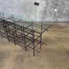 Modern Steel & Glass Console