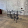 Modern Steel & Glass Console