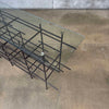 Modern Steel & Glass Console