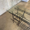 Modern Steel & Glass Console