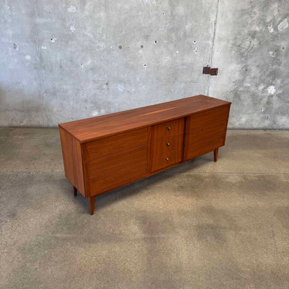 Mid Century Walnut Dresser C. 1960