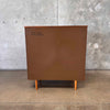 Mid Century Modern 4 Drawer Walnut/ Birch Dresser
