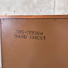 Mid Century Modern 4 Drawer Walnut/ Birch Dresser