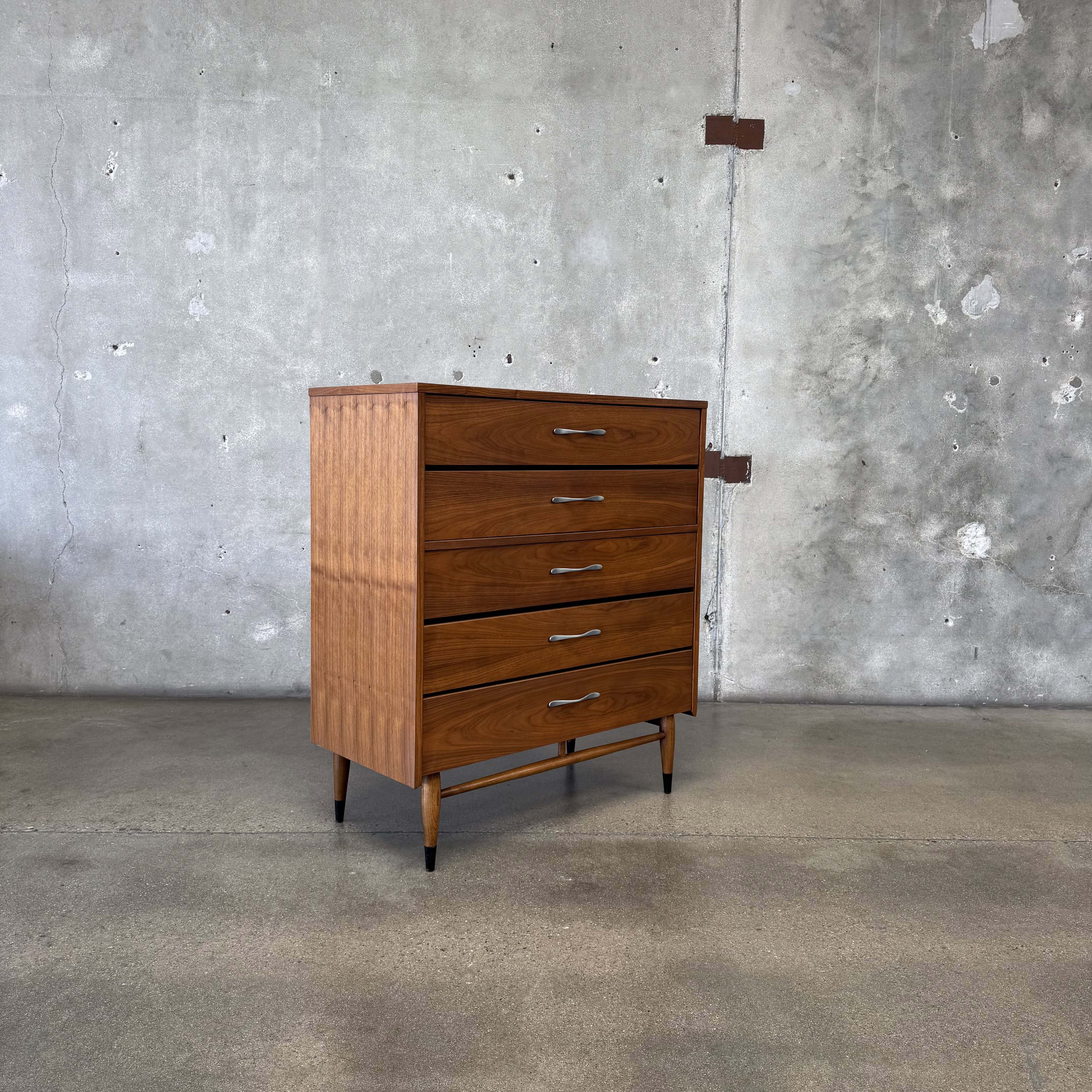 Mid Century Modern Highboy Dresser by Lane Acclaim