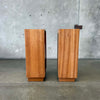 Pair of Mid Century Mahogany Nightstands