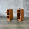 Pair of Mid Century Mahogany Nightstands