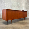 Teak Tambour Door Sideboard Designed by Carlo Jensen for Hundevad & Co.