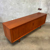 Teak Tambour Door Sideboard Designed by Carlo Jensen for Hundevad & Co.