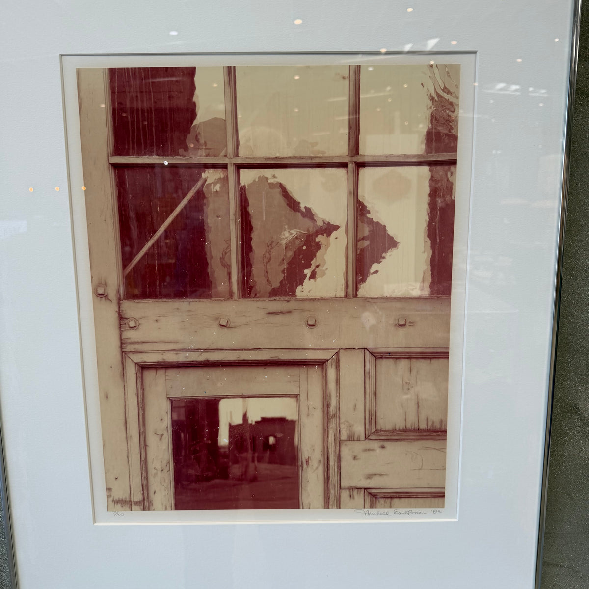 Signed Framed Photo by Michael Eastman 1982 Cuba Series