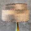 Vintage Mid Century Modern Lava Glazed Ceramic Table Lamps