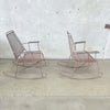 Pair of Mid Century Salterini Wrought Iron Rocking Chairs