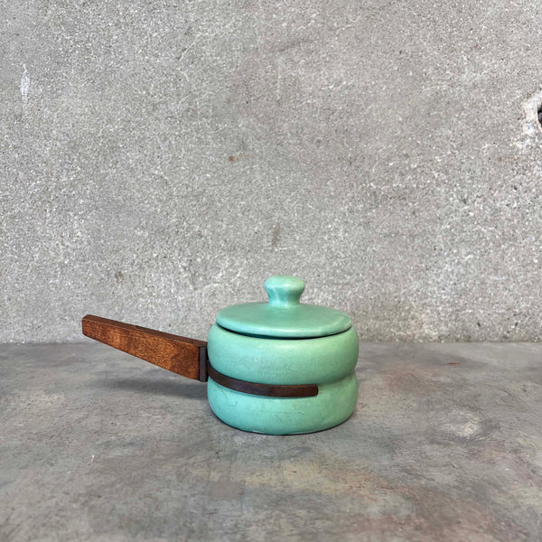 Tudor Pottery Dish With Lid