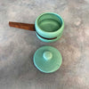 Tudor Pottery Dish With Lid