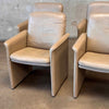 Leather Dining Chairs By Desede  Set Of Four
