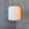 Vintage Travertine Top Table Floor Lamp - Works / New LED Bulbs