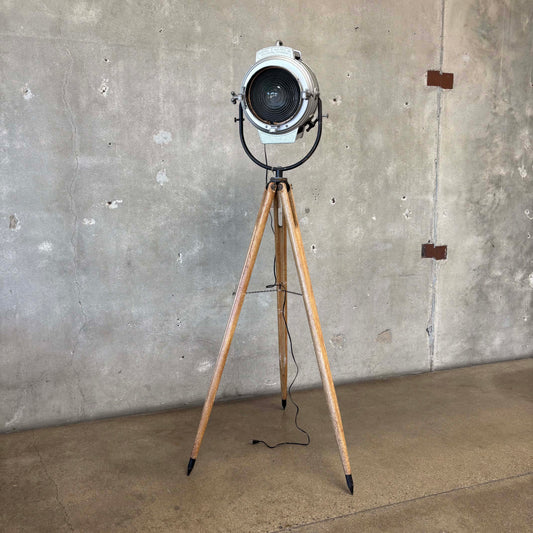 1940's Barrdwell Hollywood Lighting Converted into Lamp w/ Tripod Base