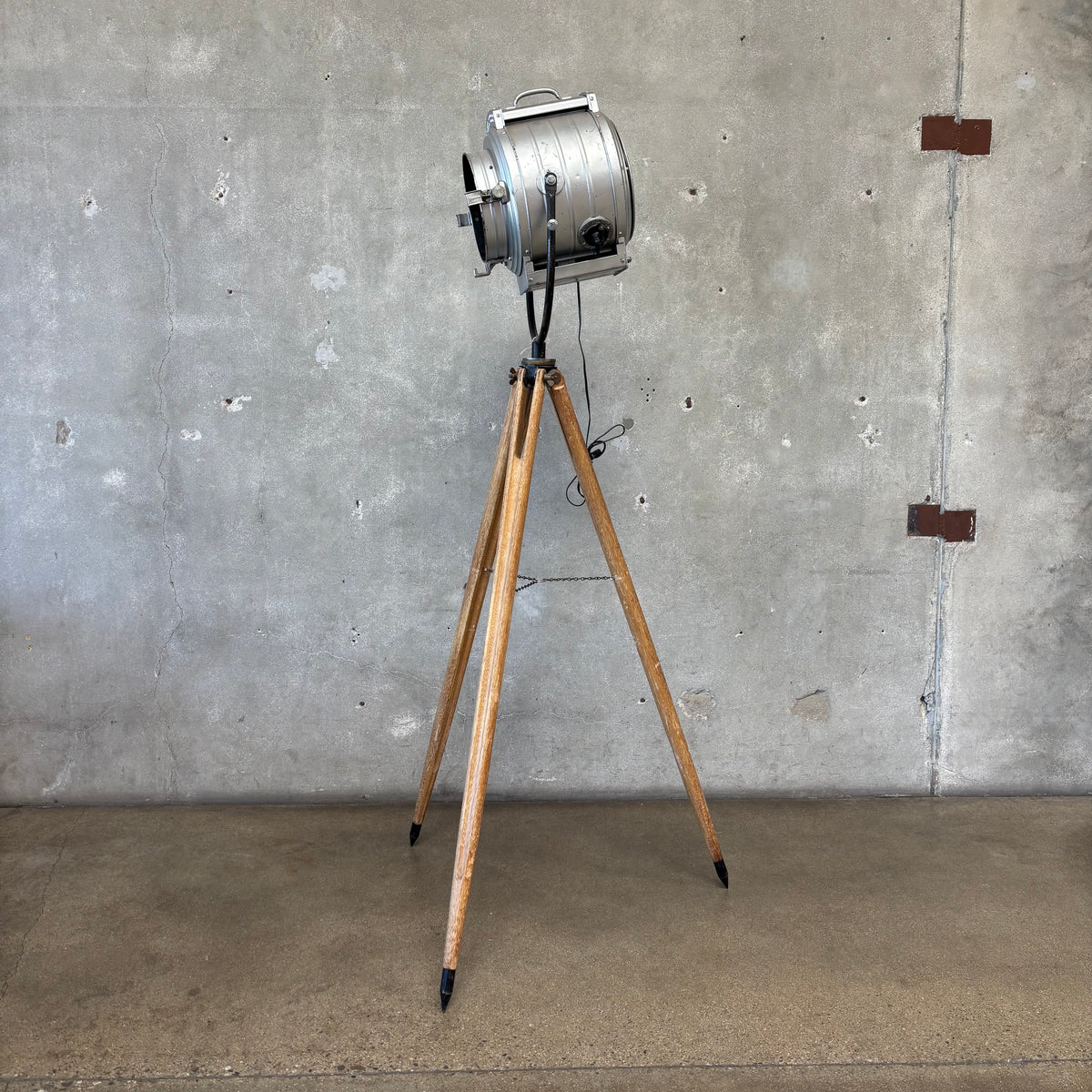 1940's Barrdwell Hollywood Lighting Converted into Lamp w/ Tripod Base