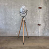 1940's Barrdwell Hollywood Lighting Converted into Lamp w/ Tripod Base