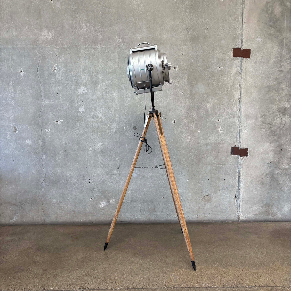 1940's Barrdwell Hollywood Lighting Converted into Lamp w/ Tripod Base