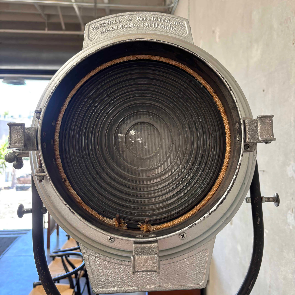 1940's Barrdwell Hollywood Lighting Converted into Lamp w/ Tripod Base