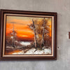 Vintage Oil Landscape Painting