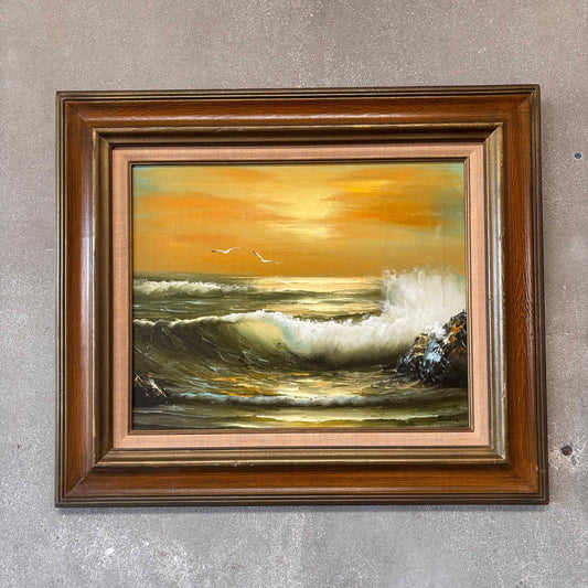 Vintage Oil on Canvas Painting