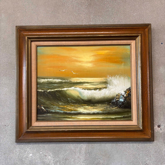 Vintage Oil on Canvas Painting