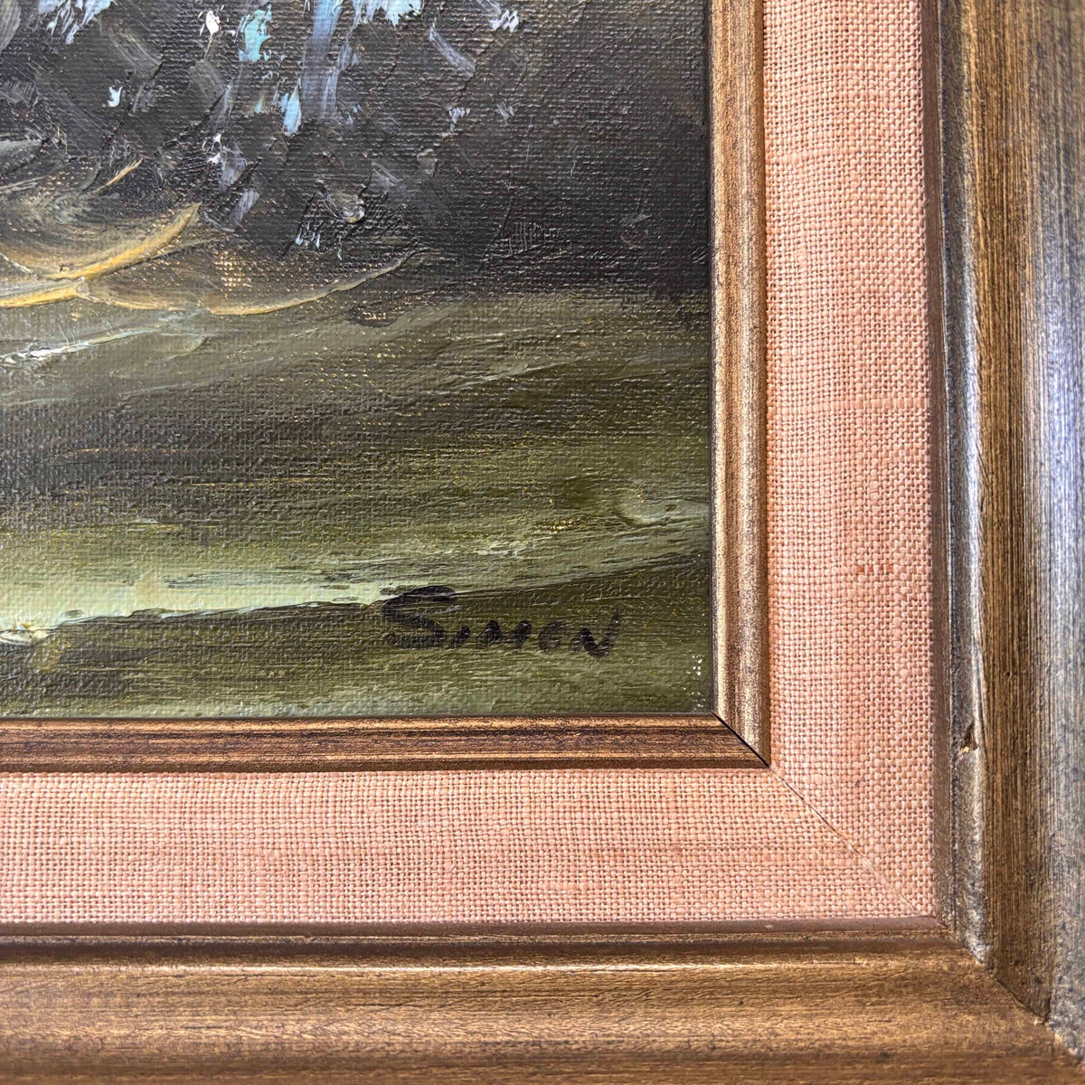 Vintage Oil on Canvas Painting