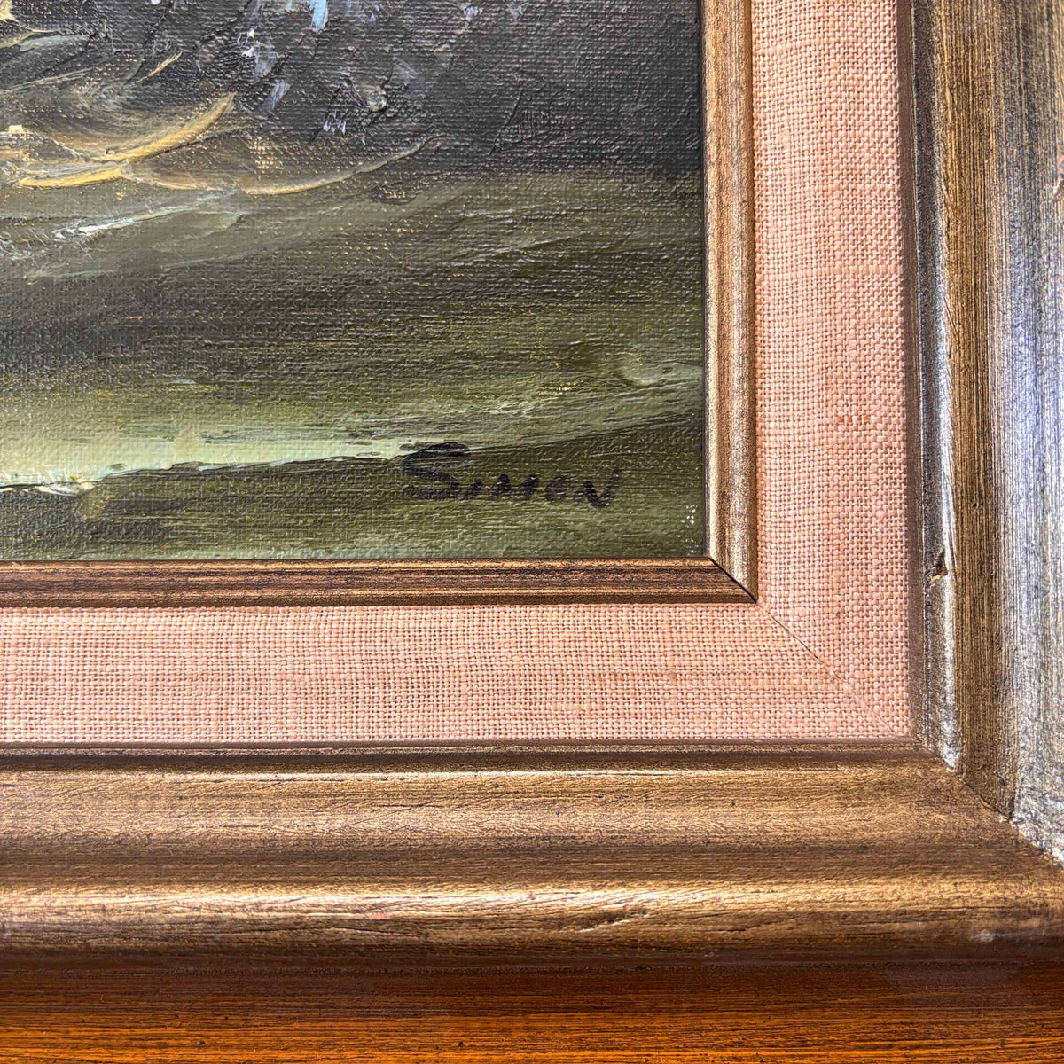 Vintage Oil on Canvas Painting
