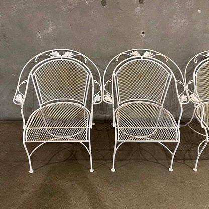 Russell Woodard Metal Patio Chairs