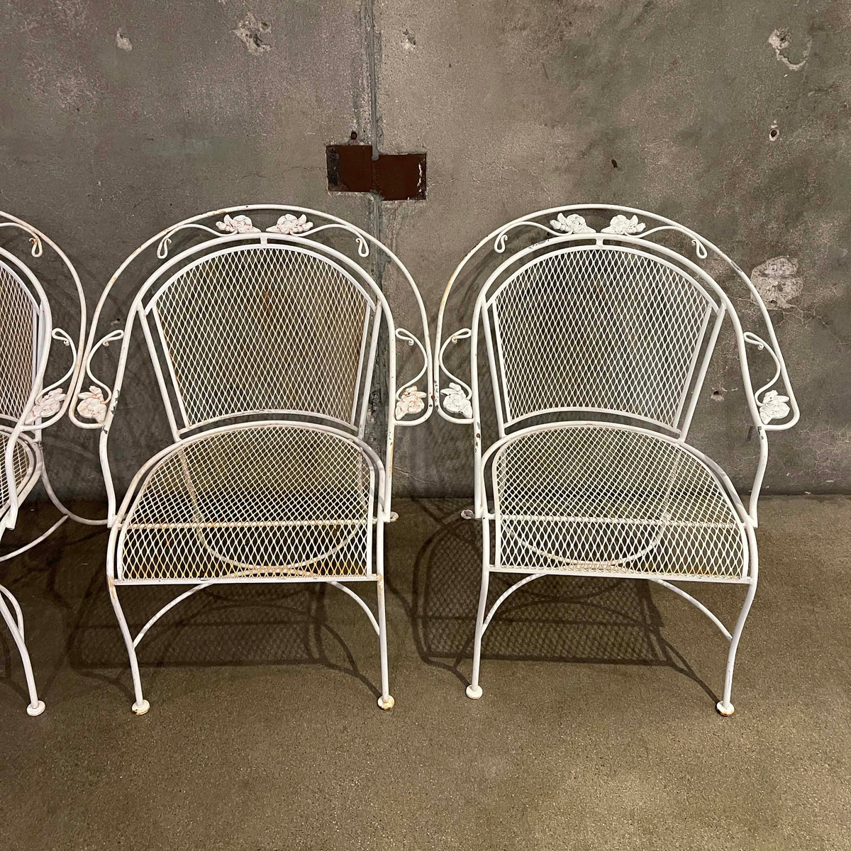 Russell Woodard Metal Patio Chairs