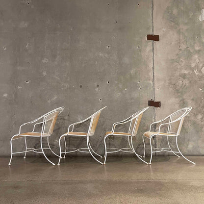 Russell Woodard Metal Patio Chairs