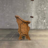 Antique Oak Wood Children's Church Pew