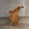 Antique Oak Wood Children's Church Pew