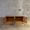Post Modern Oak Wood Night Stands