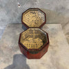 Vintage Leather/Wood Chinese Storage Box