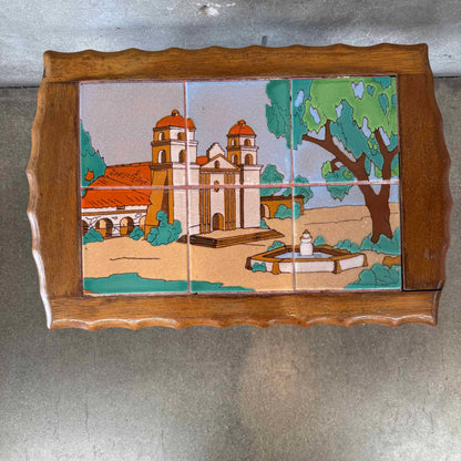 California Tile Table of Santa Barbara Mission