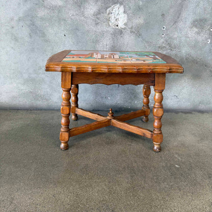 California Tile Table of Santa Barbara Mission