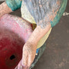 Vintage Cement Garden Gnome with Basket