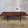 Mid Century Rosewood Extendable Draw Leaf Danish Table