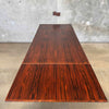 Mid Century Rosewood Extendable Draw Leaf Danish Table