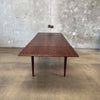 Mid Century Rosewood Extendable Draw Leaf Danish Table