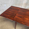Mid Century Rosewood Extendable Draw Leaf Danish Table