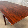 Mid Century Rosewood Extendable Draw Leaf Danish Table